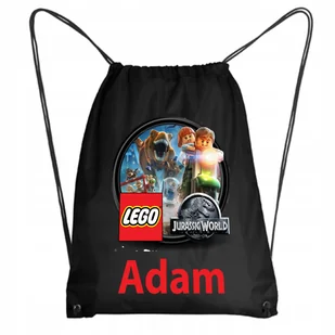 Worek Szkolny Na Buty Plecak Lego Jurassic +IMIĘ - Plecaki worki - miniaturka - grafika 1