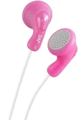 Zestawy głośnomówiące - JVC Gumy In Ear Wired Pink - miniaturka - grafika 1