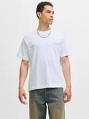 Koszulki męskie - Jack & Jones Koszulka "Jorbillyburg Photo" w kolorze białym - miniaturka - grafika 1