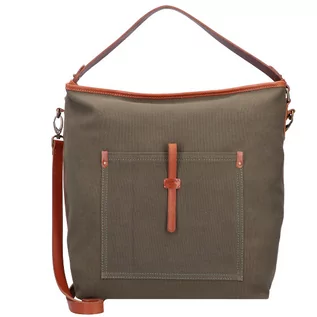 Torebki damskie - Camel Active Nizza Torba na ramię 43 cm khaki 317902-35 - grafika 1