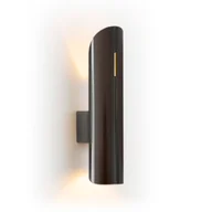Lampy ścienne - Kinkiet AKRON PLUS 2xG9 - tytan szczotkowany - miniaturka - grafika 1