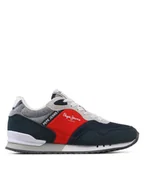 Buty dla chłopców - Pepe Jeans Sneakersy London B Brighton PBS30552 Granatowy - miniaturka - grafika 1