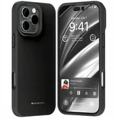Etui i futerały do telefonów - Etui Mercury Pure MagSafe Silicone do Apple iPhone 16 Pro Max czarny - miniaturka - grafika 1