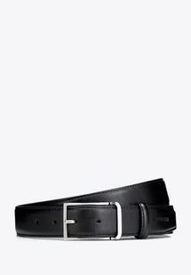 Elegancki męski pasek skórzany czarny - Paski Elegancki męski pasek skórzany czarny - Paski - miniaturka - grafika 1