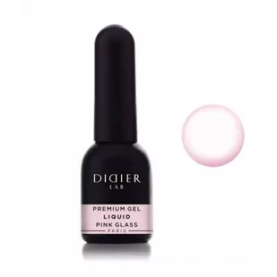 Didier, Płynny żel, Premium Gel Liquid, Pink Glass - Utwardzacze do paznokci - miniaturka - grafika 1