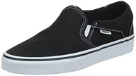 Sneakersy damskie - Vans Asher, damskie sneakersy, Canvas Black White, 36.5 EU - miniaturka - grafika 1