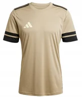 Koszulki męskie - Koszulka męska Adidas Squadra 25 beżowa JP3412 r. S - miniaturka - grafika 1