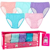 Majtki dla dzieci - Bielizna dziewczęca Captain Mike 5 pack mix gwiazdki,  rozmiar 98/104 - miniaturka - grafika 1