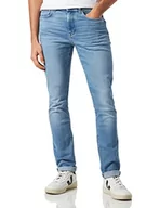 Spodenki męskie - Tommy Hilfiger Męskie spodnie jeansowe XTR Slim Layton Pstr Sark Blue, Sark Blue, 40W / 36L - miniaturka - grafika 1
