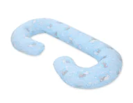 Poduszki do karmienia - Poduszka ciążowa typ C zdejmowana poszewka poduszka dla kobiet w ciąży, do karmienia - Króliczki - miniaturka - grafika 1