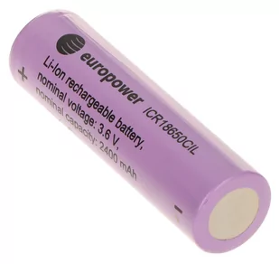 AKUMULATOR LI-ION BAT-ICR18650CIL/EP 3.6&;V EUROPOWER - Baterie i akcesoria - miniaturka - grafika 1