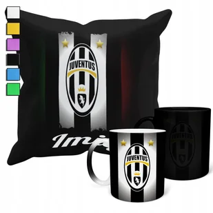 ZESTAW KUBEK MAGICZNY ZMIENIAJĄCY KOLOR + POSZEWKA JUVENTUS KLUBY+ IMIĘ - Gadżety dla niej i dla niego - miniaturka - grafika 1