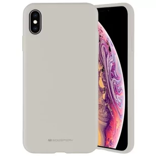 Mercury Silicone Samsung Note 10+ N975 beżowy/stone - Etui i futerały do telefonów - miniaturka - grafika 1