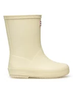 Buty dla chłopców - Hunter Kalosze HFC-03 Żółty - miniaturka - grafika 1
