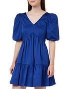 Sukienki - Sukienka damska Naf Naf, Intensywny niebieski, 42 - miniaturka - grafika 1