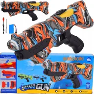 Zabawki militarne - PISTOLET NA WODĘ ELEKTRYCZNY MIOTACZ DLA DZIECI ładowanie USB zasięg - miniaturka - grafika 1