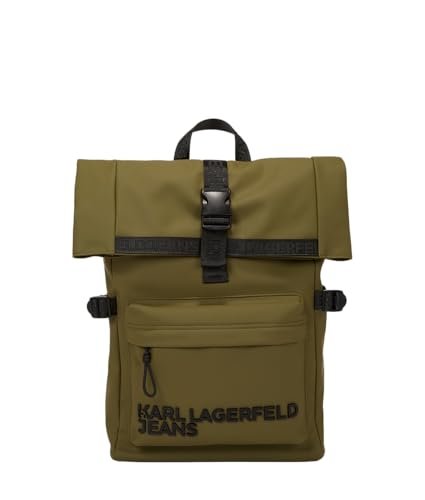 Karl Lagerfeld International B.V. Męski plecak Utility Coated Roll, czarny, czarny, jeden rozmiar