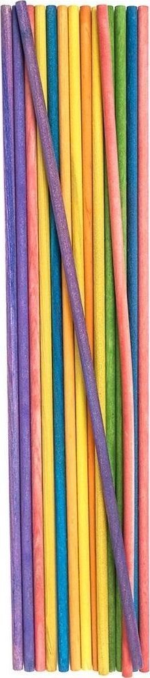 Patyczki kreatywne okrągłe jumbo kolorowe 15szt