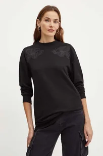 Silvian Heach bluza TERLEKI damska kolor czarny z aplikacją GPA24265FE - Bluzy damskie - miniaturka - grafika 1