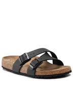 Klapki i japonki damskie - Birkenstock Klapki Yao Balance 1016687 Czarny - miniaturka - grafika 1