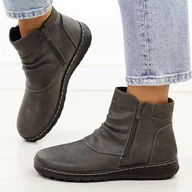 Botki damskie - Szare botki damskie Vinceza 87725 - miniaturka - grafika 1