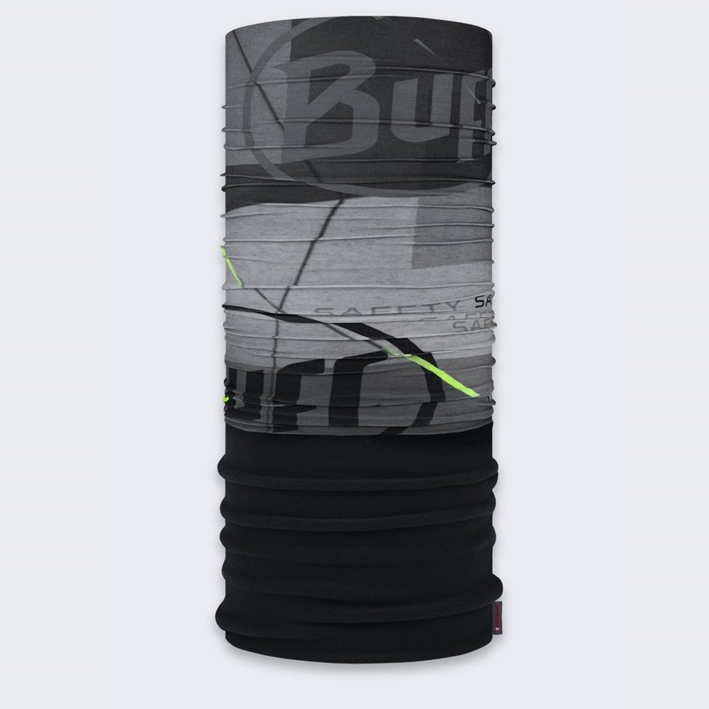 Komin wielofunkcyjny z polaru Buff Safety Polar Tivi Grey