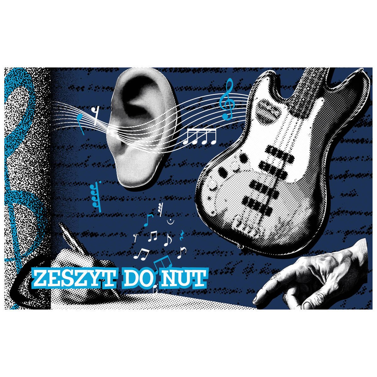 Zeszyt do muzyki nut z pięciolinia A5 16 kartek Unipap