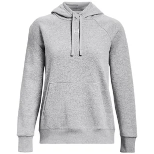Bluza damska Under Armour Rival Fleece Hoodie Rozmiar: XS / Kolor: szary - Bluzy sportowe damskie - miniaturka - grafika 1