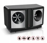 Zwalczanie i odstraszanie szkodników - Ultradźwiękowy 2-Głośnikowy Odstraszacz Na Myszy, Szczury, Pająki, Karaluchy, Owady, Insekty... - miniaturka - grafika 1