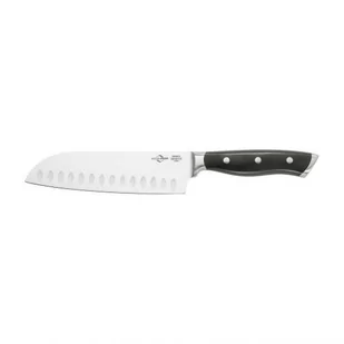 KÜCHENPROFI Kuchenprofi Primus Sivo 18 Cm Czarny Nóż Japoński Santoku Stalowy - Noże kuchenne - miniaturka - grafika 1