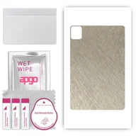 Akcesoria do tabletów i e-booków - folia naklejka skórka strukturalna na TYŁ do Apple iPad Pro 11 5 gen. 2024 - Tytan Srebrny - apgo SKINS - miniaturka - grafika 1