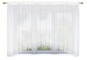 Firana Gotowa MALEZJA 400x120 WOAL Firanka - Firany - miniaturka - grafika 1
