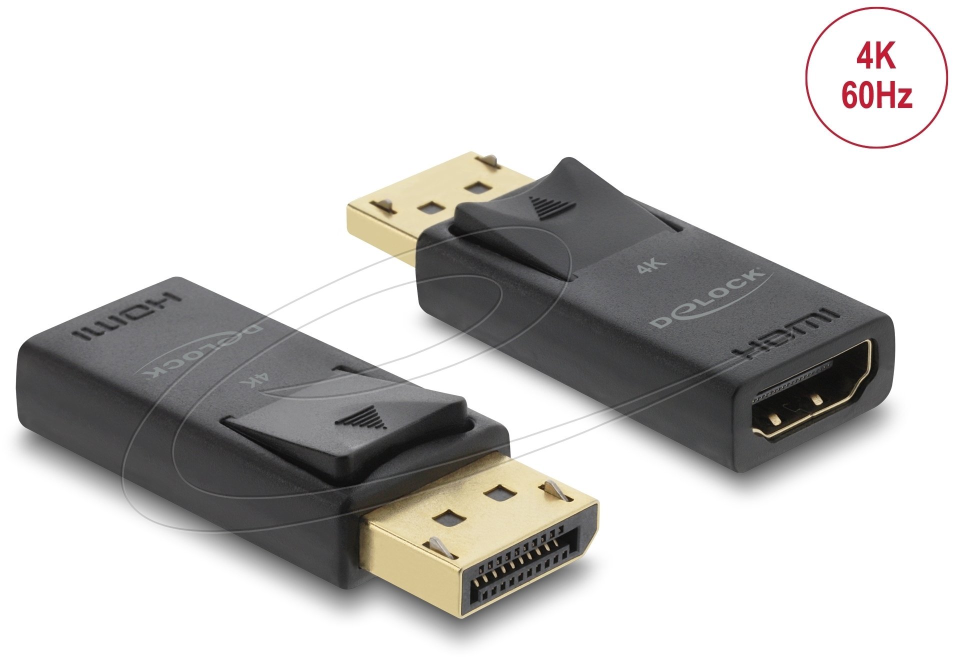 Delock Aktiver DisplayPort 1.2 na HDMI Adapter 4K z HDR funkcja 61086