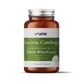 Spalacze tłuszczu - UNS Garcinia Cambogia 550mg Ekstrakt 5:1-7:1 90vegcaps - miniaturka - grafika 1
