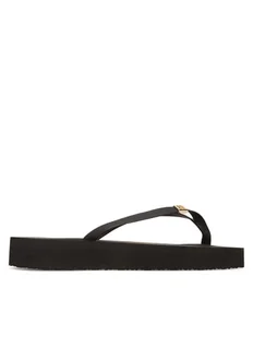 Tommy Hilfiger Japonki Elevated Chic Beach Sandal FW0FW08523 Czarny - Klapki i japonki damskie - miniaturka - grafika 1