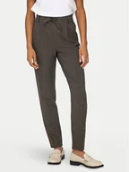 Spodnie damskie - ONLY Spodnie materiałowe Poptrash 15330800 Szary Regular Fit - miniaturka - grafika 1