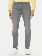 Spodnie męskie - Tommy Hilfiger Jeansy Bleecker MW0MW38828 Szary Slim Fit - miniaturka - grafika 1