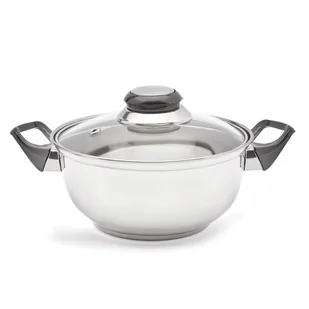 Tadar GARNEK STALOWY Z POKRYWKĄ 16cm 1.1L ALASKA TD-3184 5907558703184 - Garnki - miniaturka - grafika 1