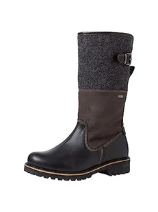 Tamaris Damskie botki 1-1-26432-41, czarny Comb, 39 EU - Botki damskie - miniaturka - grafika 1