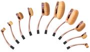 Rio Beauty Professional Microfibre Cosmetic Brush Collection zestaw 10 profesjonalnych szczotek z włosiem z mi