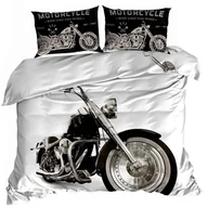 Pościel - Pościel 3D bawełna satyna 160x200cm MOTOR - miniaturka - grafika 1