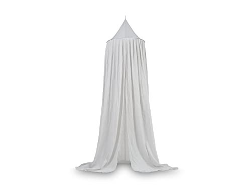 Jollein moskitiera baldachimowa nad łóżeczko niemowlęce 245 cm VINTAGE Soft Grey