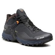 Buty trekkingowe męskie - Salewa Trekkingi Ms Ultra Flex 2 Mid Gtx 61387-0984 Black Out/Red Orange 0984 - miniaturka - grafika 1