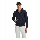 Bluzy męskie - GUESS BLUZA MĘSKA Z KAPTUREM GJ ZIP HOOD REG AM GRANATOWA r.XL - miniaturka - grafika 1