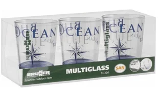Zestaw 3 szklanek Brunner Set Multiglass Blue Ocean - Akcesoria i części AGD - miniaturka - grafika 1