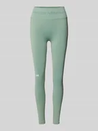 Legginsy - Legginsy sportowe o kroju super skinny fit z detalami z logo - miniaturka - grafika 1