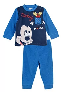 Piżamy chłopięce - Disney Mickey Pyjalong Zestaw Piżamy dla dzieci, Bleu, M - grafika 1