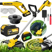 Podkaszarki - IMOUM PODKASZARKA AKUMULATOROWA KOSA OGRODOWA WYKASZARKA + AKUMULATOR IMOUM - miniaturka - grafika 1