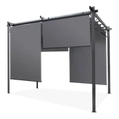 Kratki i pergole - Zadaszenie na taras SPRINT PLUS 3x3 Anthracite/Grey - HARDMAISTER - miniaturka - grafika 1