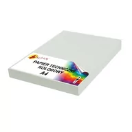 Szkolne artykuły papiernicze - Papier Techniczny A4 260G Szary2 50 Arkuszy - miniaturka - grafika 1
